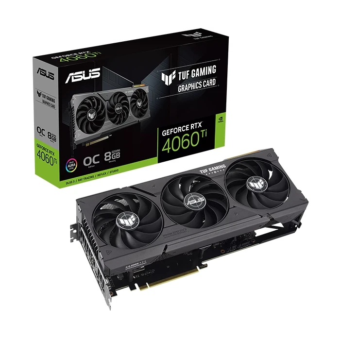 کارت گرافیک ایسوس TUF Gaming GeForce RTX 4060 Ti OC Edition 8GB