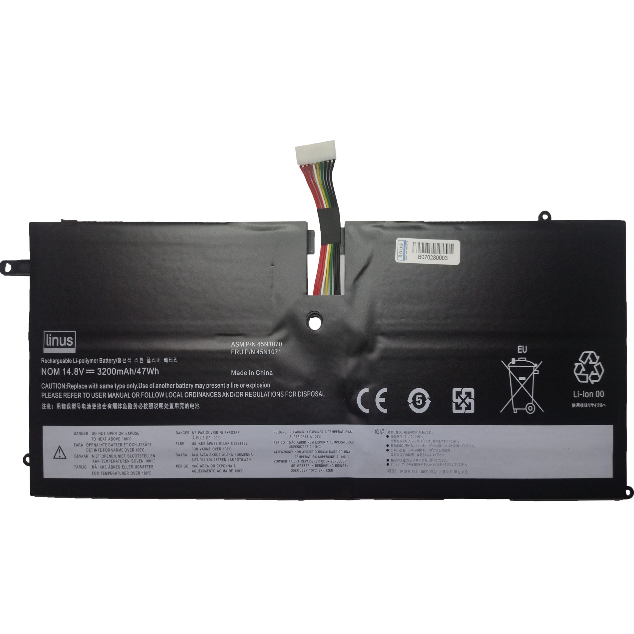 LENOVO BATTERY 45N1070 3200MAH