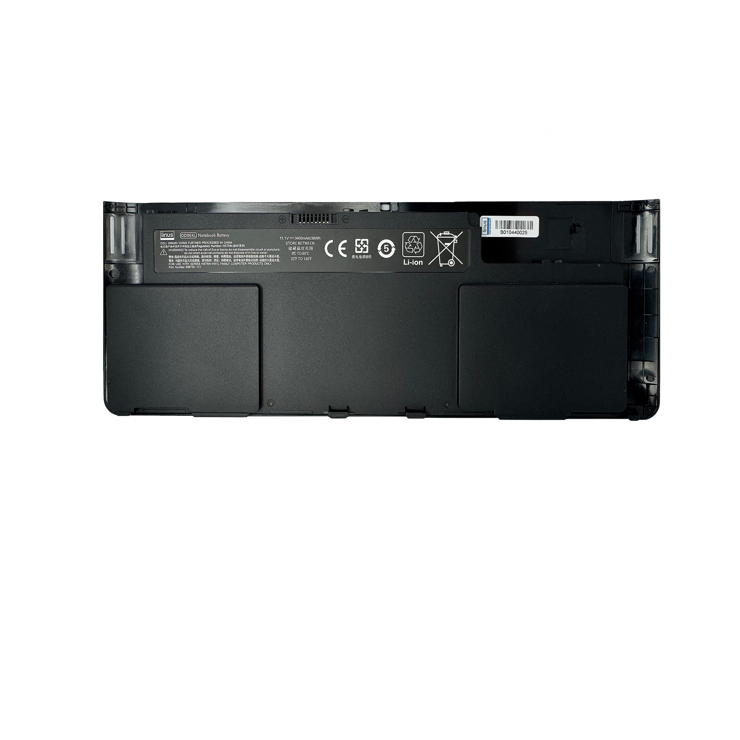 HP BATTERY Elitebook 810 G1 OD06XL 4000MAH