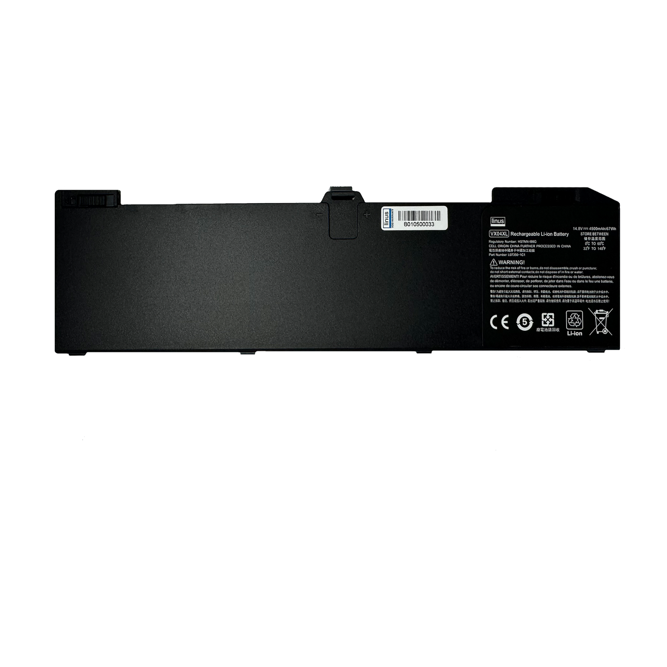 HP BATTERY Zbook 15 G5 VX04XL 4500MAH