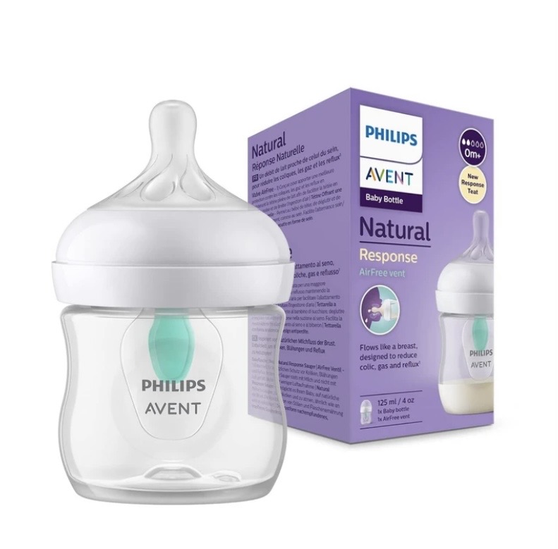 شیشه شیر سوپاپدار ۱۲۵ میل اونت (Philips Avent)