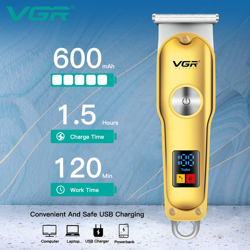 ماشین اصلاح موی سر و صورت وی جی ار مدل V-290 — تصویر ۶