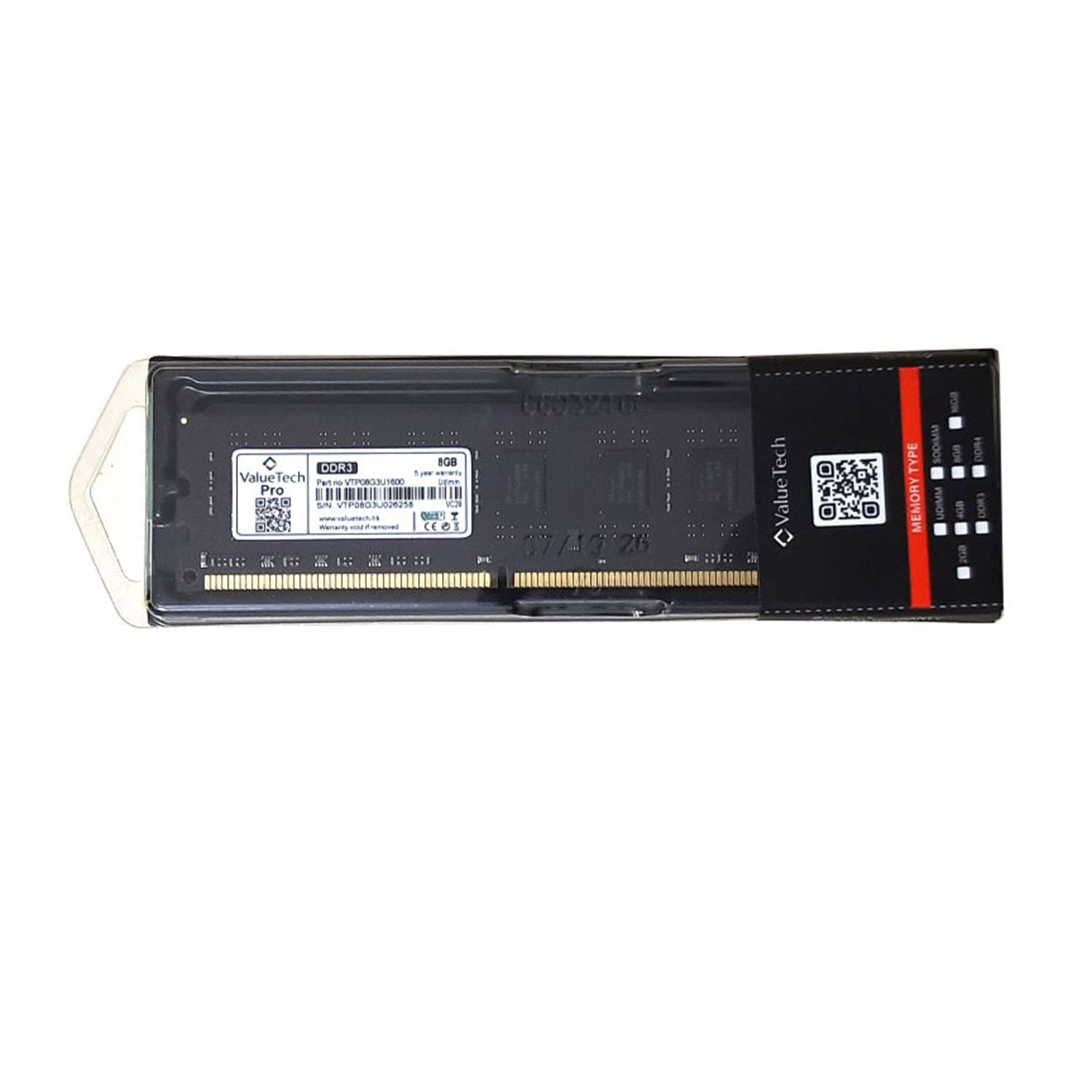 رم Ram VALUETECH 8G DDR3 — تصویر ۲