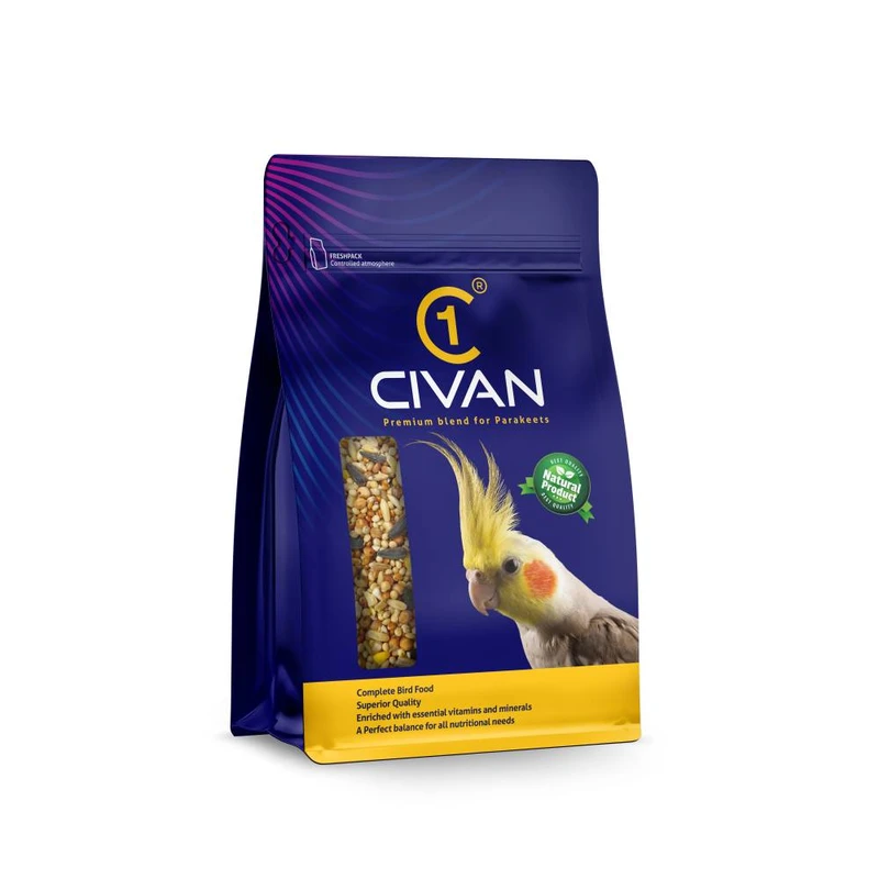 غذای مخصوص آجیل طوطی سانان سیوان Civan مدل parakeets وزن 750 گرم