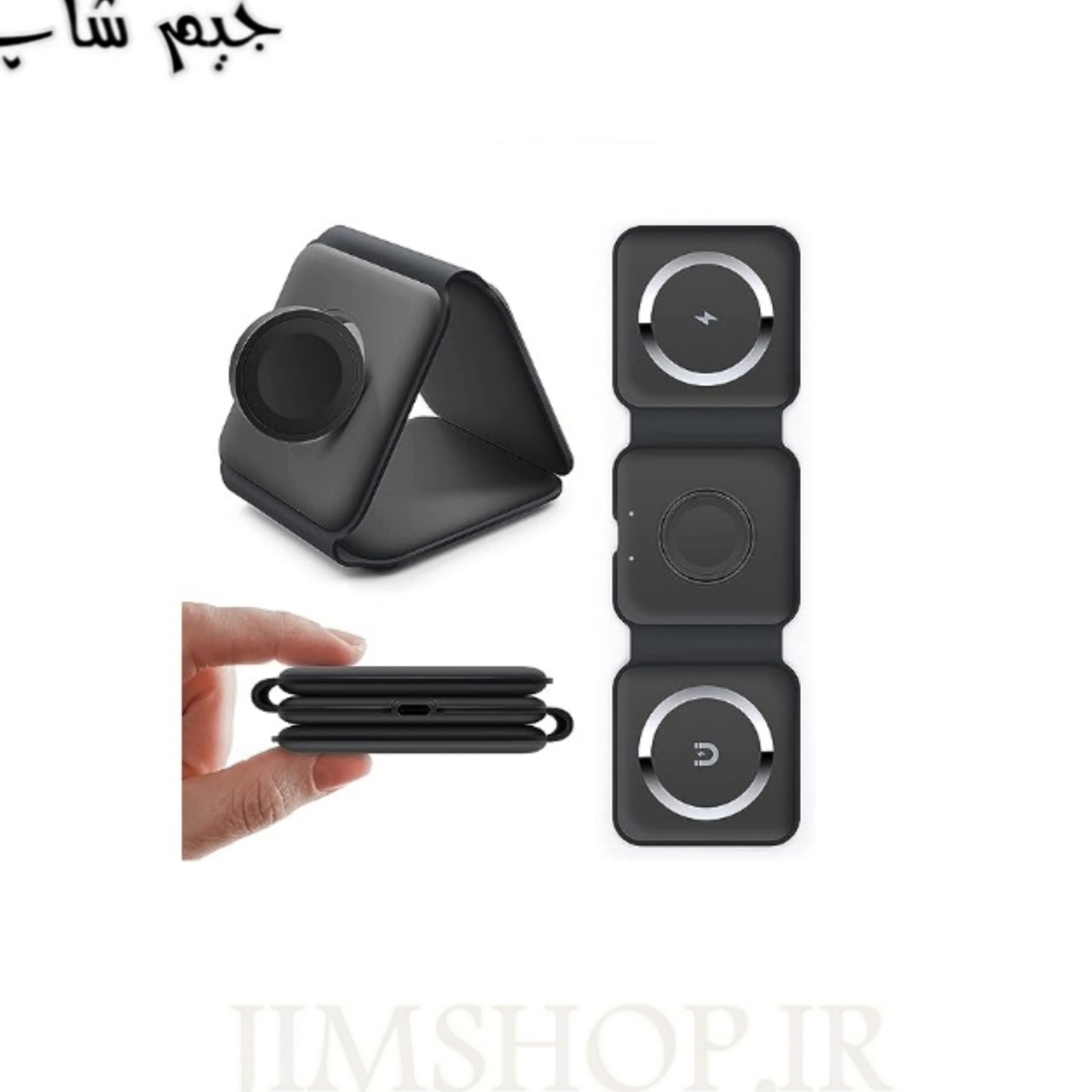 شارژر وایرلس 3in1 Magnetic Wireless Charger — تصویر ۷