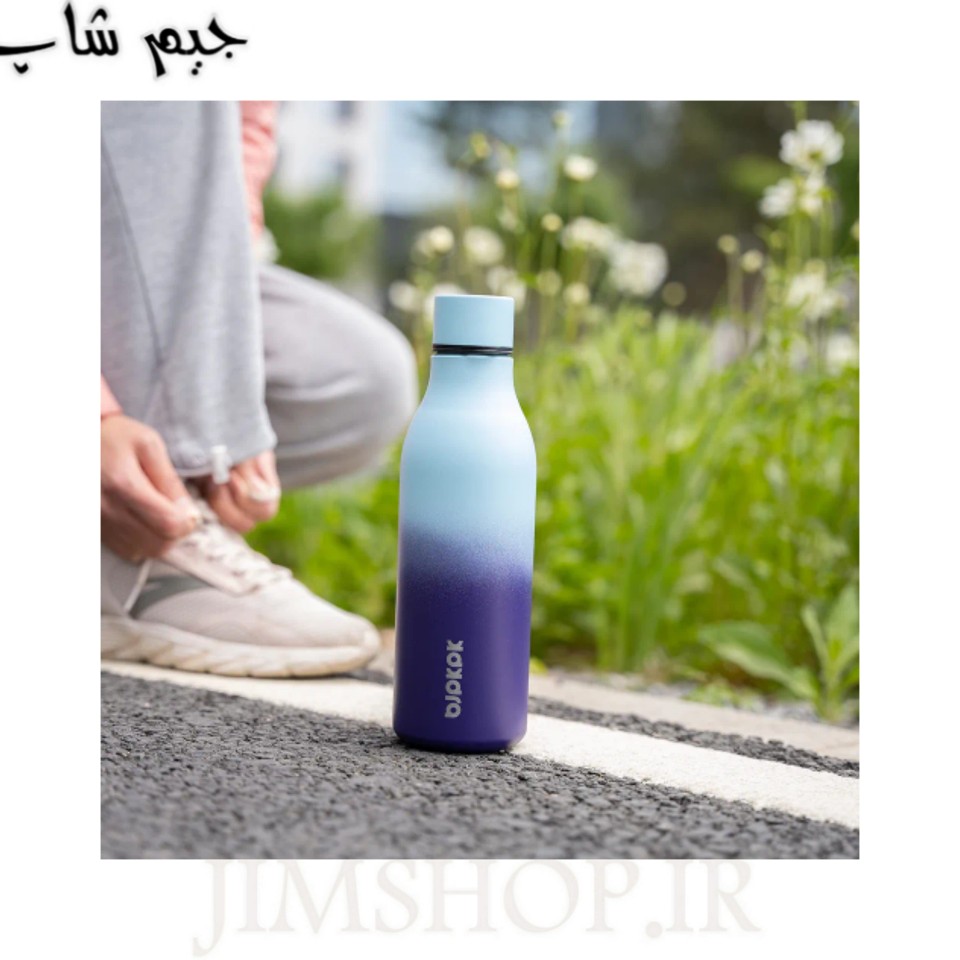 بطری آب یونیک فلزی ضد باکتری و ضد زنگ — تصویر ۳