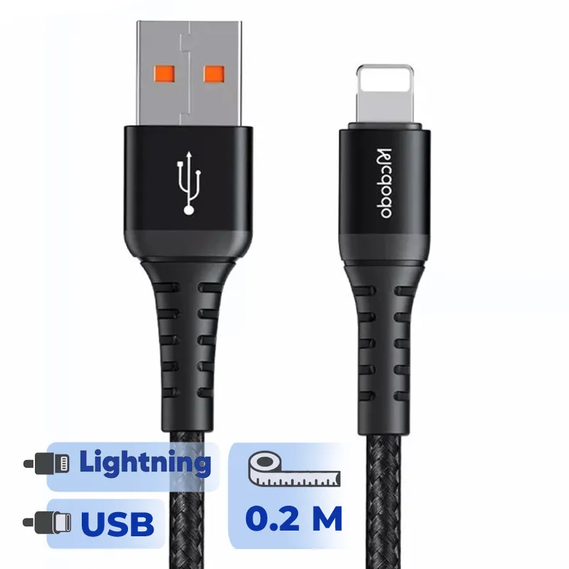 کابل تبدیل USB به لایتنینگ (کابل پاوربانک آیفون) مک دودو مدل CA-2260 طول 0.2 متر
