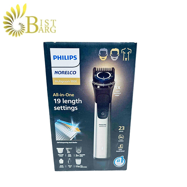 ماشین اصلاح همهکاره ۲۳ تکه فیلیپس نورلکو سری ۹۰۰۰ | Philips Norelco Multigroom 9000 All-in-One