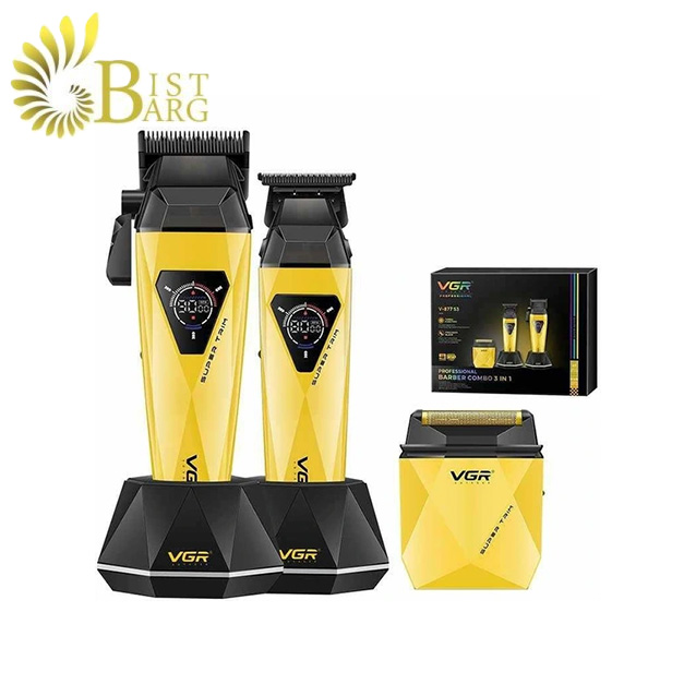 ماشین اصلاح و حجم‌زن حرفه‌ای وی جی آر مدل VGR 877S3 Professional Hair Clipper