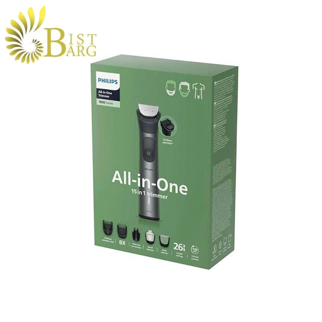 ماشین اصلاح ۱۵ کاره سر، صورت و بدن فیلیپس سری ۷۰۰۰ مدل Philips MG7935/15 All-in-One Trimmer