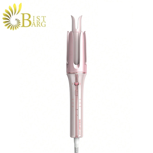 فرکننده مو اتوماتیک 25 میلی متر شیگلم (رنگ صورتی) | Sheglam Stylish Pink Automatic Hair Curler — تصویر ۲