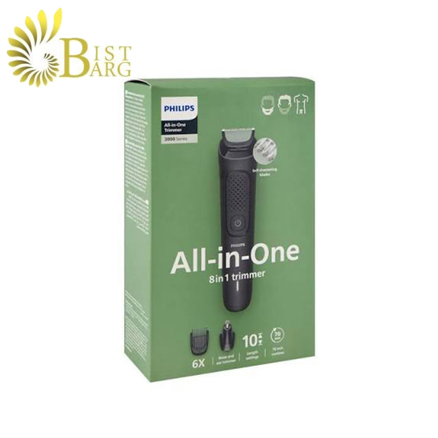 ماشین اصلاح سر و صورت ۸ کاره فیلیپس مدل | Philips MG3940/15 8-in-1 Multigroom — تصویر ۳