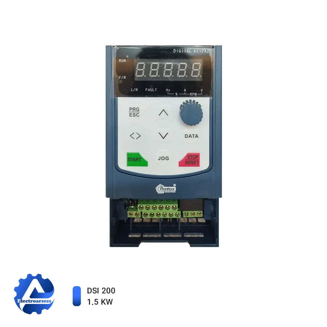 اینورتر 1.5 کیلووات (2 اسب) سه فاز پنتاکس DSI-100-1K5G3 — تصویر ۷