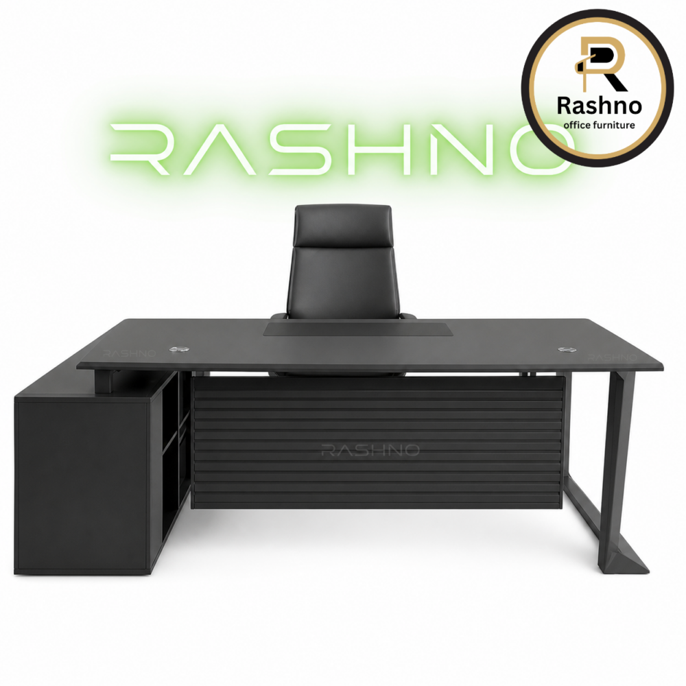 میز مدیریتی مدرن مدل M800 | جنس ام دی اف وکیوم — تصویر ۲