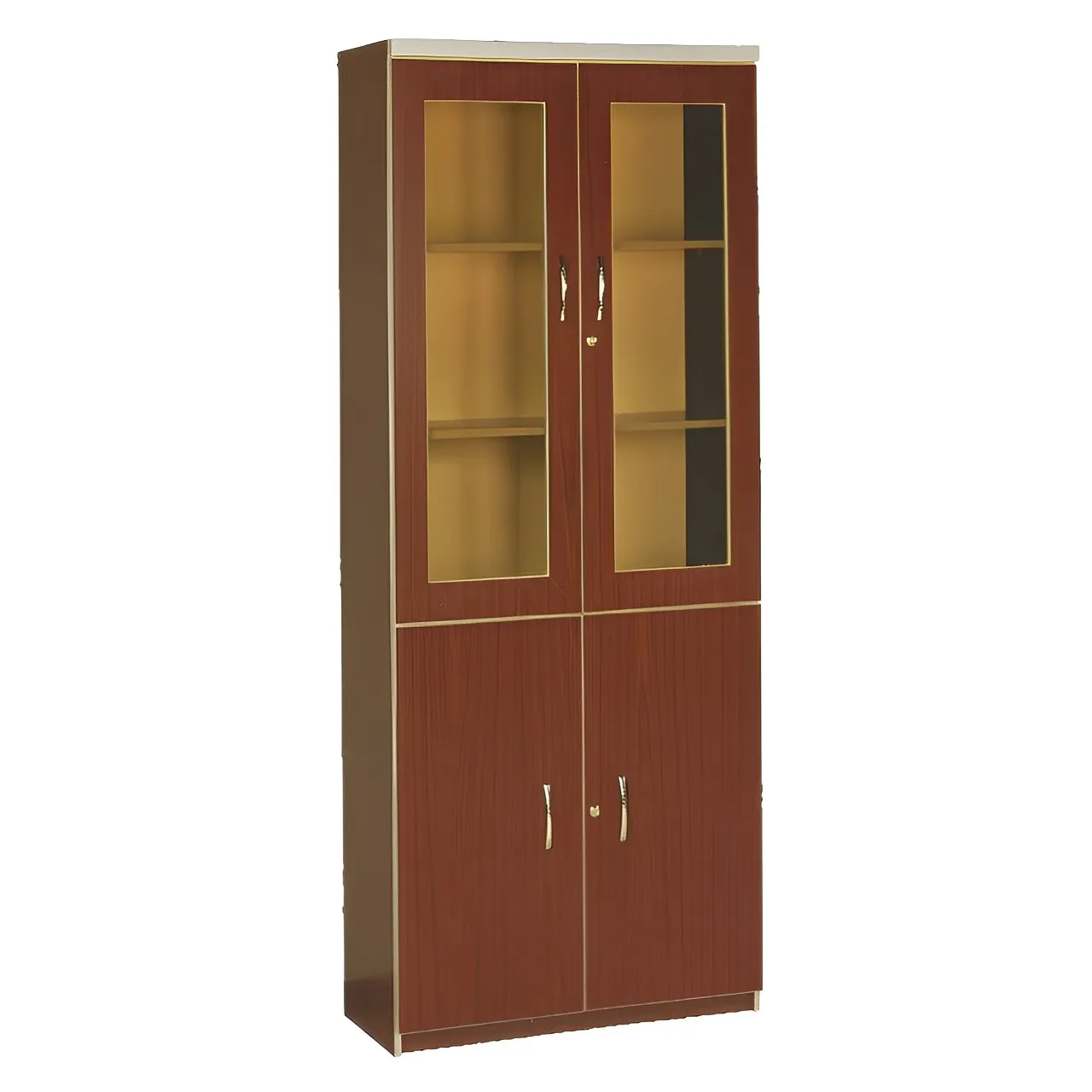 کتابخانه درب دار چوب و فلز مدرن آرک مدل 042 — تصویر ۲