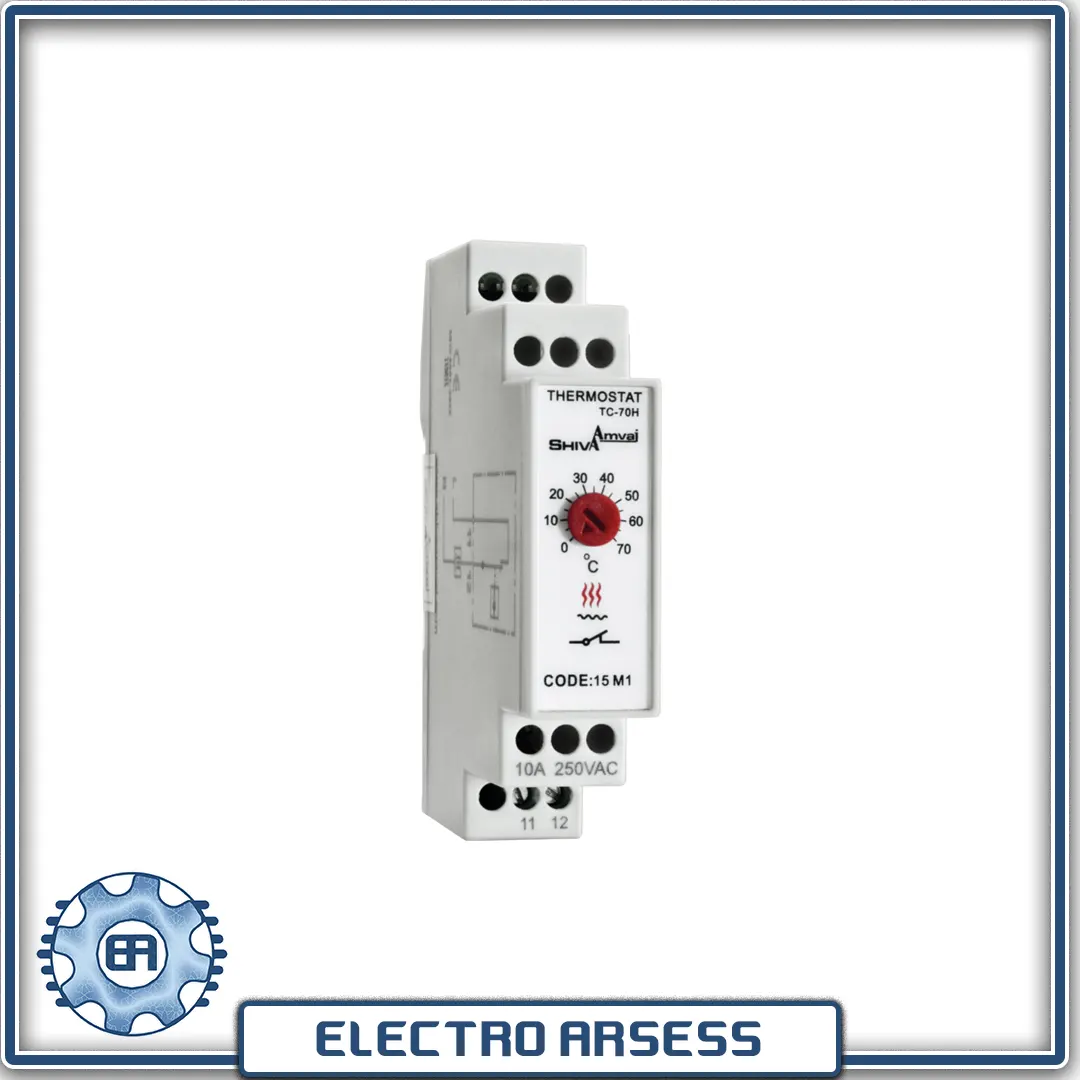 ترموستات تابلویی شیوا امواج TC-70H — تصویر ۲
