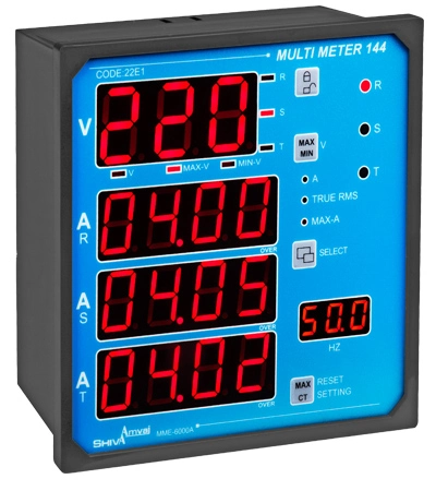 مولتی متر 144 شیوا امواج MME-6000A — تصویر ۳