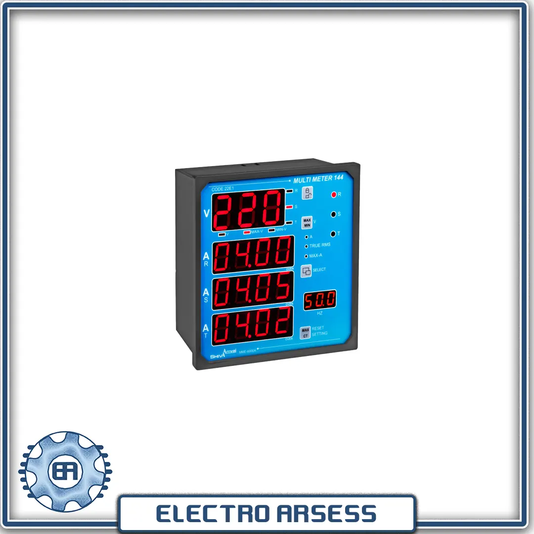 مولتی متر 144 شیوا امواج MME-6000A — تصویر ۲