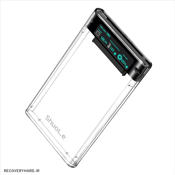 باکس هارد و اس‌اس‌دی هوشمند شفاف 2.5 اینچ شوله مدل U25TY31-P — تصویر ۳
