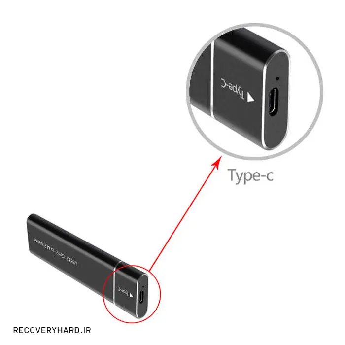قاب اساسدی M2 NVMe Type-C شوله مدل TP02 — تصویر ۵