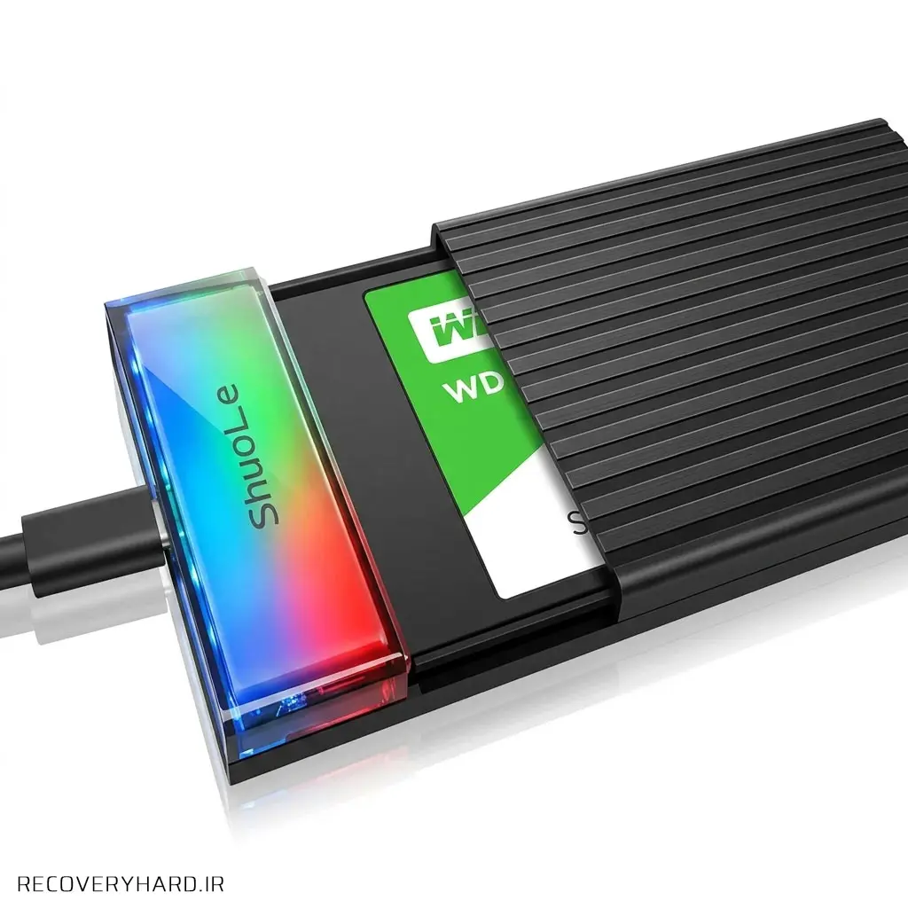 باکس هارد و اس‌اس‌دی 2.5 اینچ Type-C (RGB) شوله مدل U25T-L — تصویر ۸