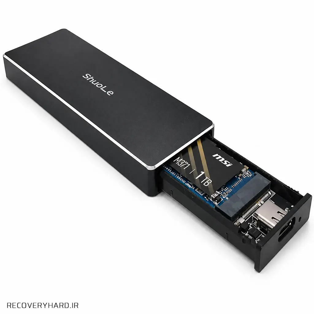 قاب اس‌اس‌دی M2 NVMe Type-C شوله مدل TP12 — تصویر ۷