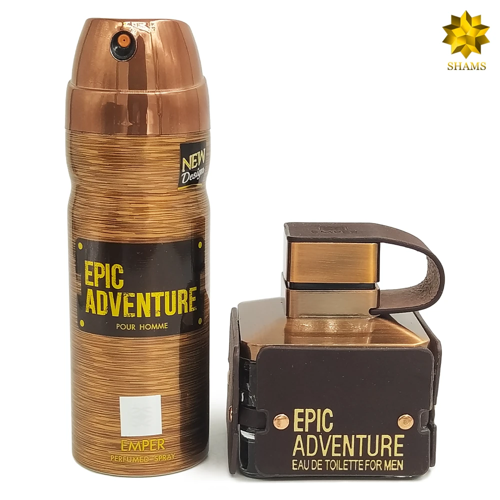Emper Epic Adventure Edt 100ml ست همراه با اسپری 200 میل