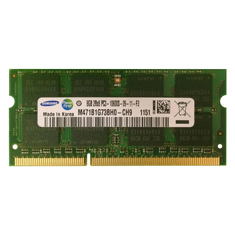 رم لپ تاپ DDR3 تک کاناله 1333 مگاهرتز سامسونگ مدل M471B1G73BH0-CH9 ظرفیت 8 گیگابایت – بدون پک