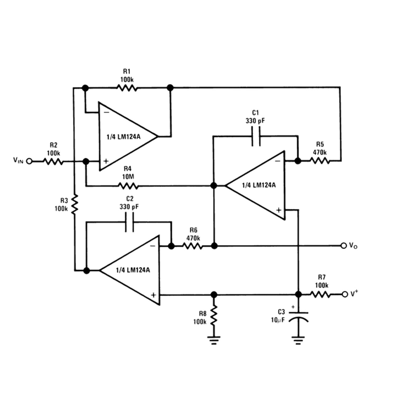 آی سی آمپلی فایر Texas Instrument IC LM324N — تصویر ۶