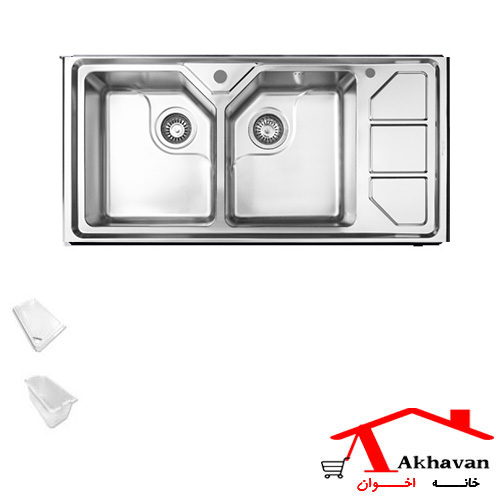 سینک توکار مدل 326S اخوان — تصویر ۶