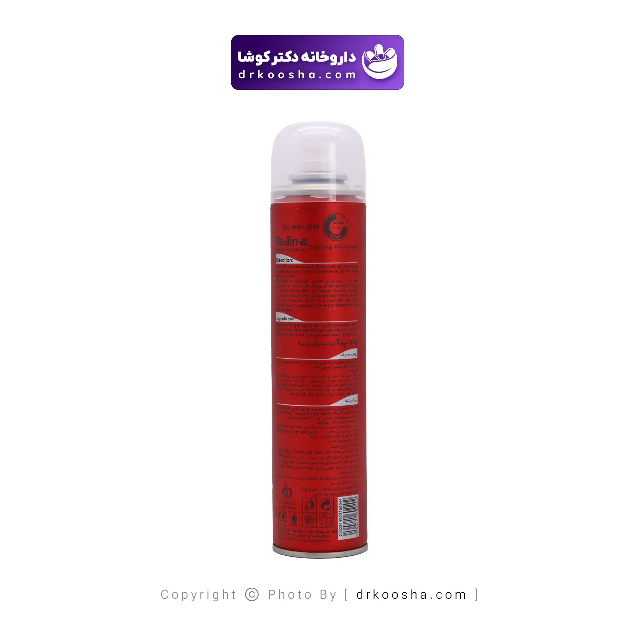 چسب مو پادینا مدل Super Mega Hold حجم 250 میلی لیتر — تصویر ۵