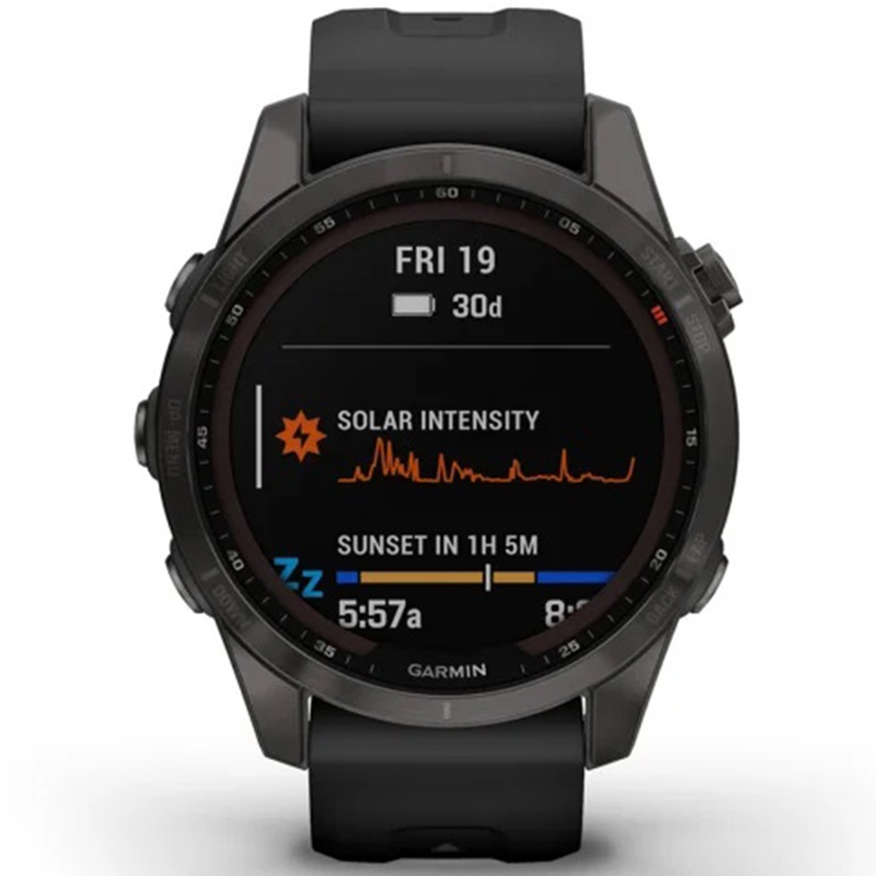ساعت گارمین Fenix 7S Sapphire Solar Carbon Grey — تصویر ۳
