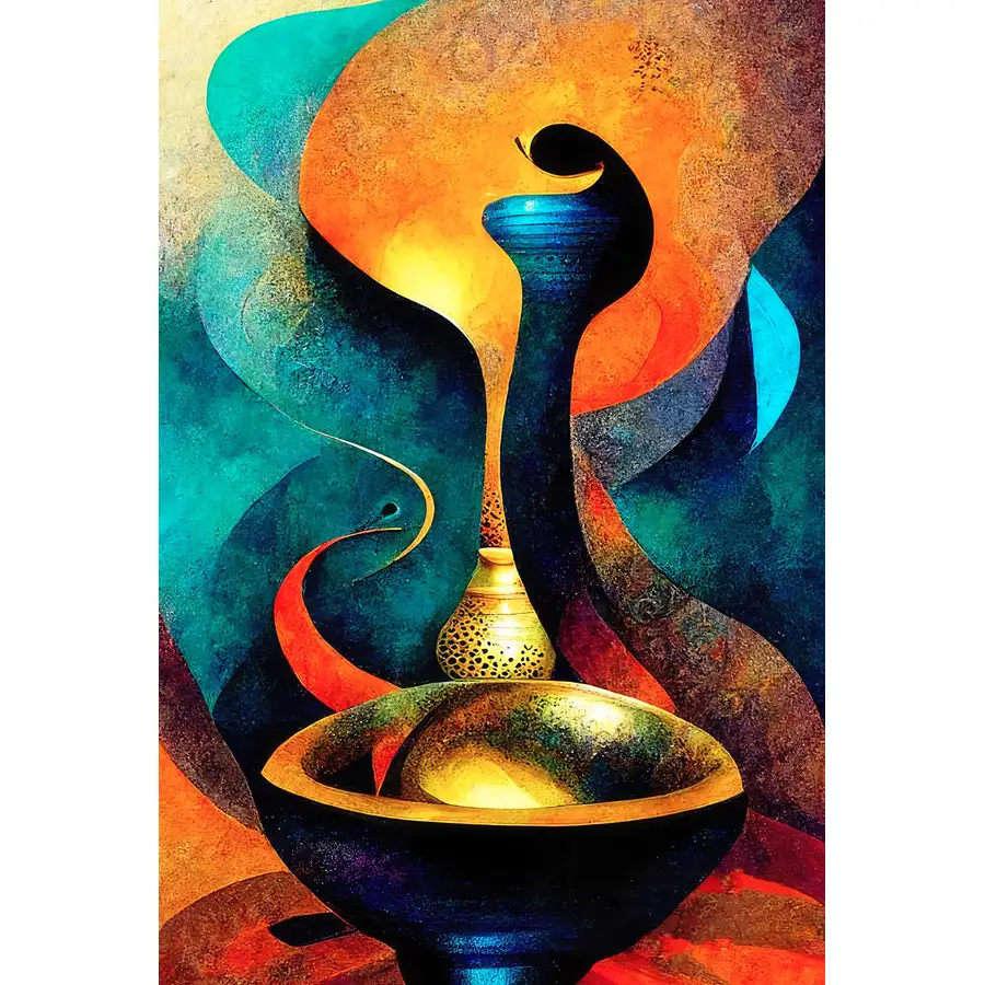 تابلو فرش و دیوارکوب هانوکس کد 498-1