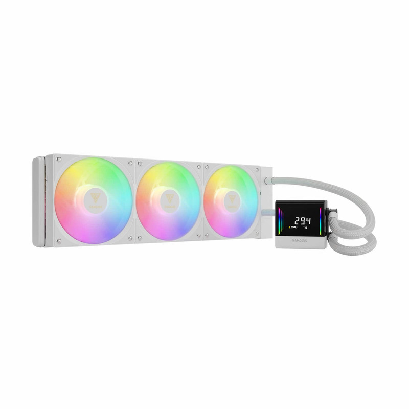 خنک کننده پردازنده گیم دیاس مدل CHIONE E4-360 WH — تصویر ۲
