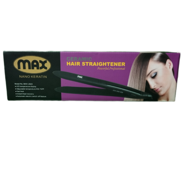اتو مو کراتینه مکس MAX CERAMIC HAIR STRAIGHTENER MAX-2023