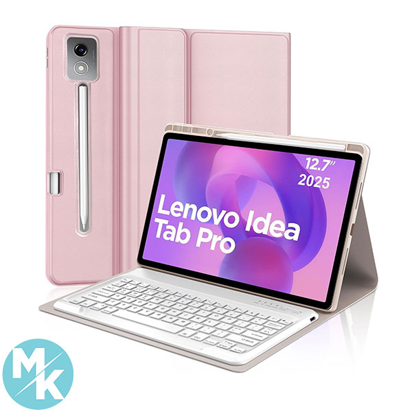 قاب و کیبورد تبلت برند JADEMALL مدل Lenovo Idea Tab Pro 12.7