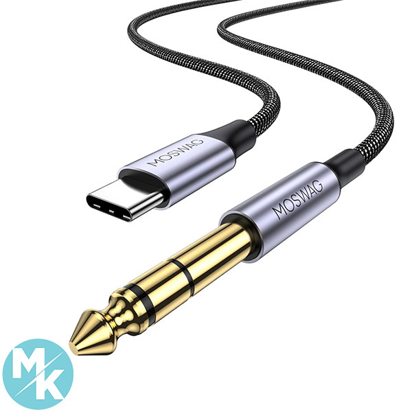 کابل TYPE-C به AUX برند MOSWAG مدل 1M