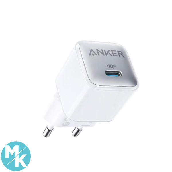 آداپتور شارژر دیواری 20 وات برند Anker مدل A2637 اصلی