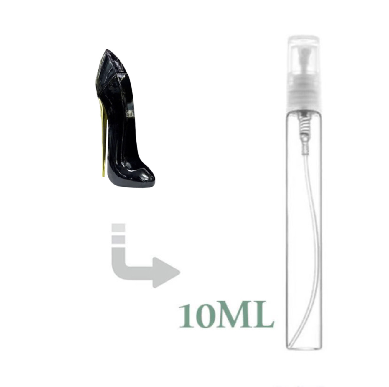 دکانت 10میل عطر زنانه جسیکا توین مدل گود گرل مشکی