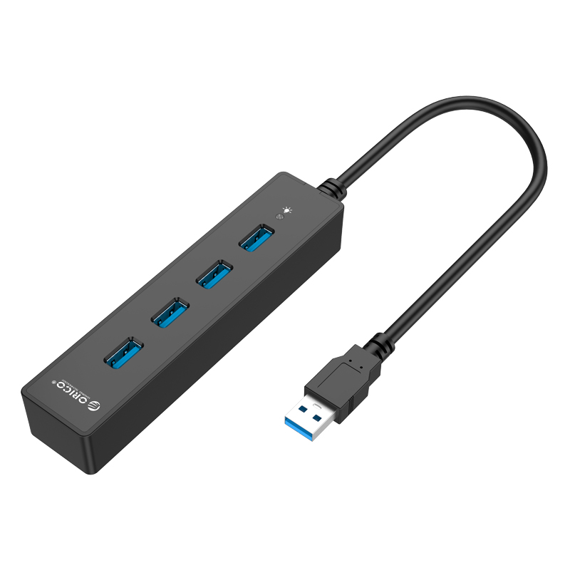 هاب 4 پورت USB3.0 با کابل متصل مدل ORICO W8PH4-U3 — تصویر ۳