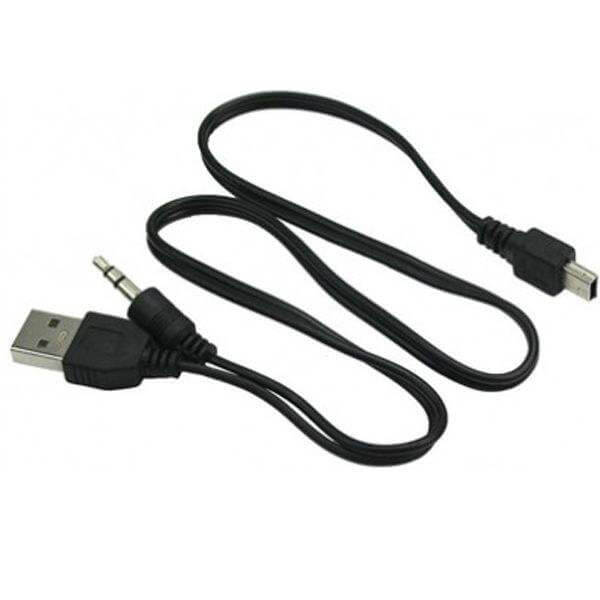 کابل تبدیل miniUSB به AUX/USB لمونتک