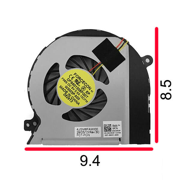 فن خنک کننده سی پی یو لپ تاپ دل مدل XPS 15-L502x — تصویر ۴