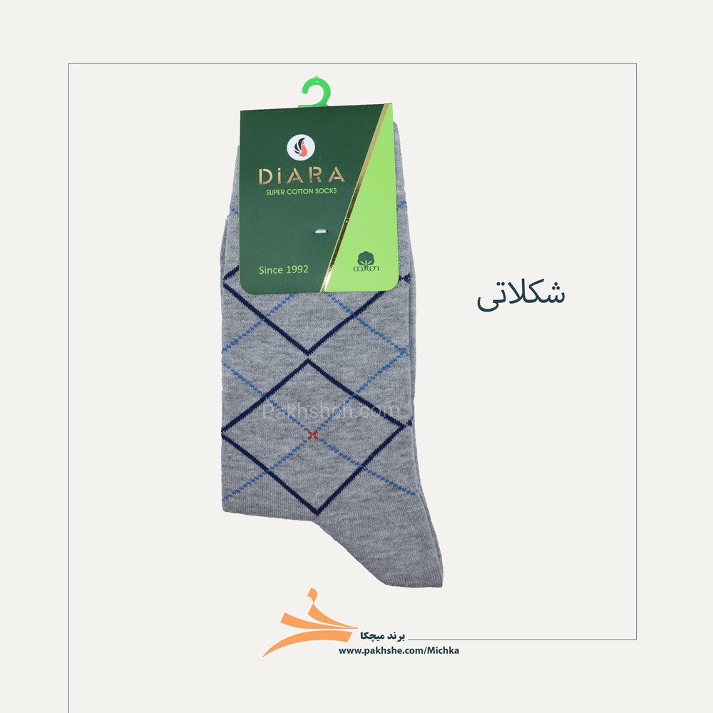 جوراب نخ پنبه آنتی باکتریال ساق بلند مردانه برند میچکا کد 39 — تصویر ۶