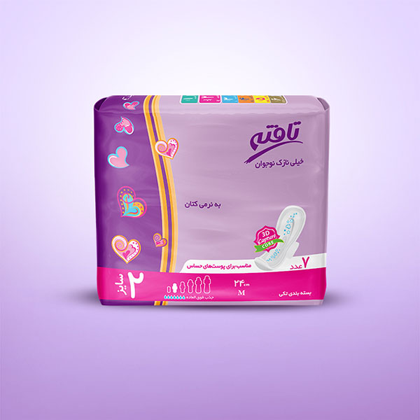 نوار بهداشتی ایرلید نوجوان تافته