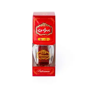 زعفران نگین شیشه جم یک و نیم گرم بهرامن — تصویر ۲
