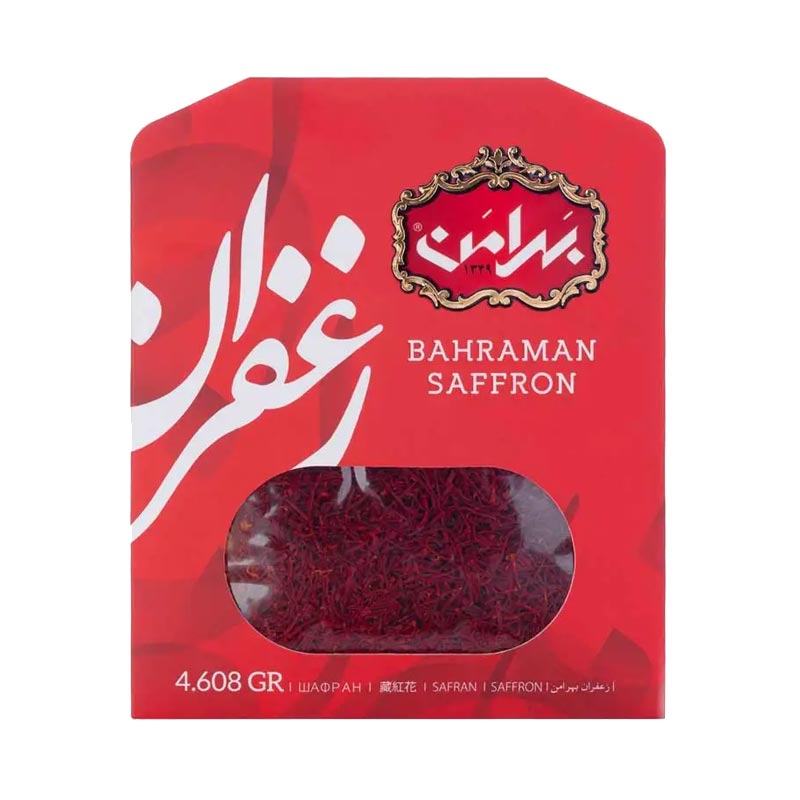 زعفران بهرامن یک مثقالی وزن ۴.۶۰۸ گرم