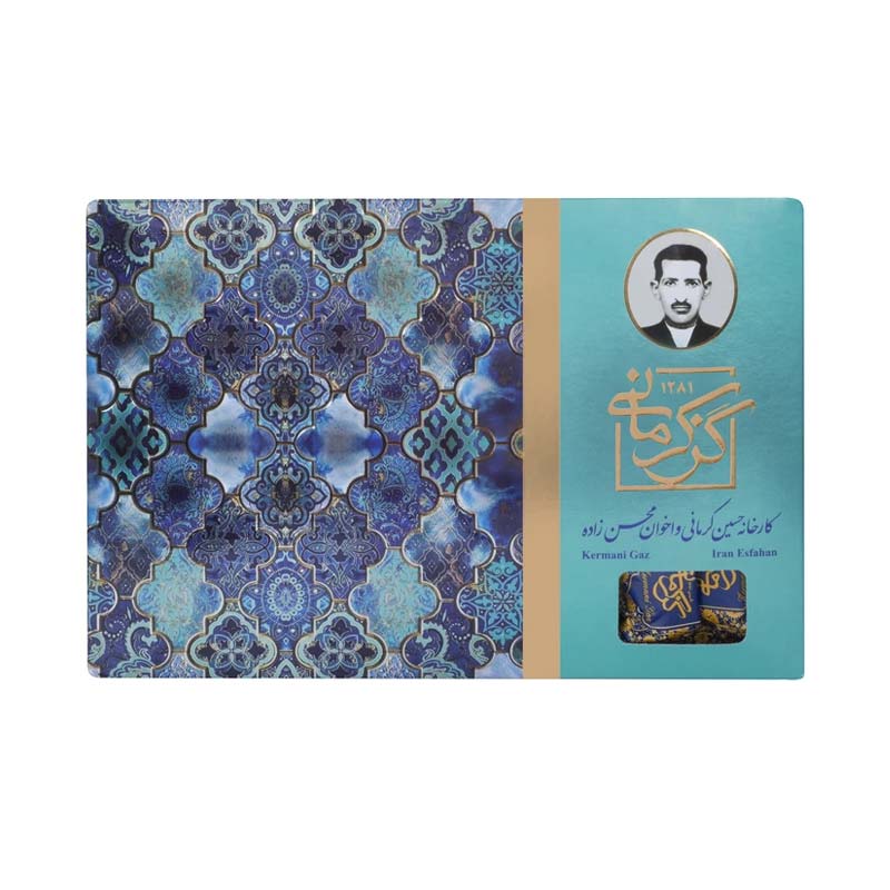 گز لقمه ای 28% پسته و بادام کرمانی 250 گرم — تصویر ۲