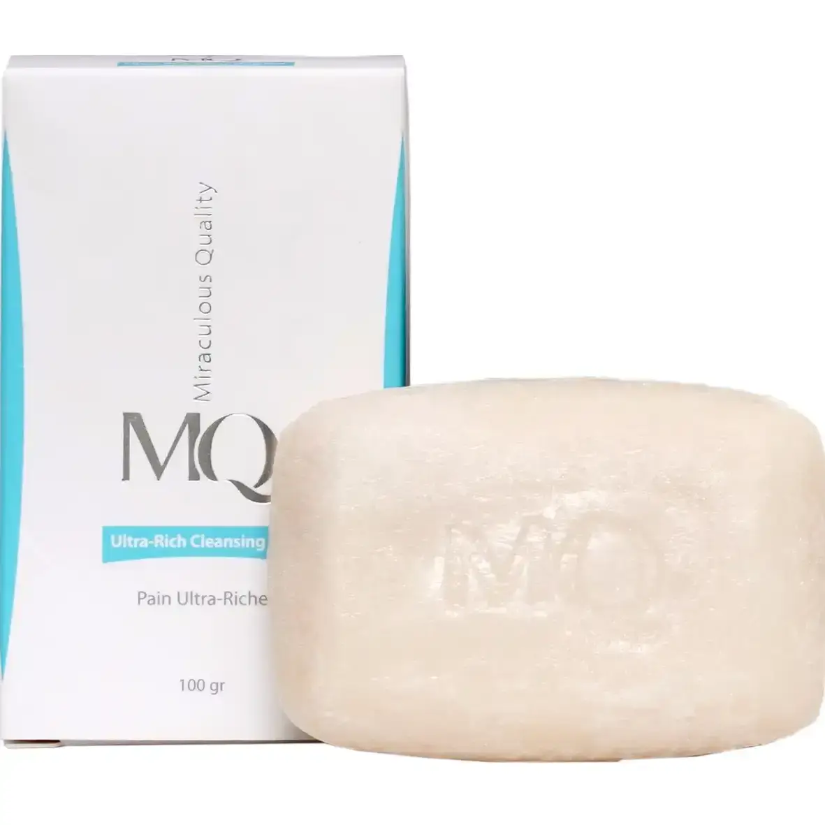 پن پوست خشک و حساس ام کیو شوینده غیرصابونی و آبرسان قوی 100گرم MQ Ultra Rich Cleansing Bar