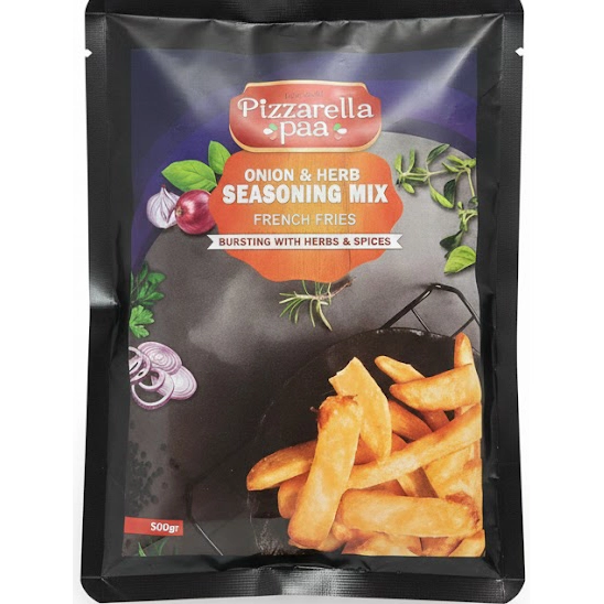 ادویه سیب زمینی سرخ کرده پیاز و سبزیجات پیزارلا پا 500 گرم Pizzarella Onion and herb