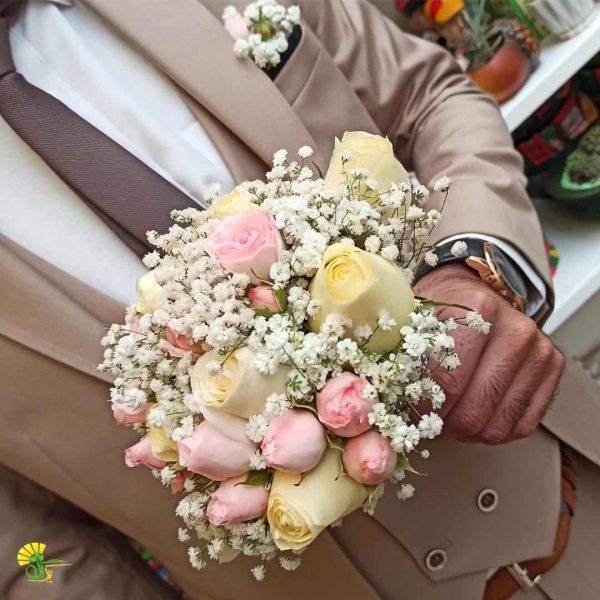 دسته گل عروس کد 20 — تصویر ۴